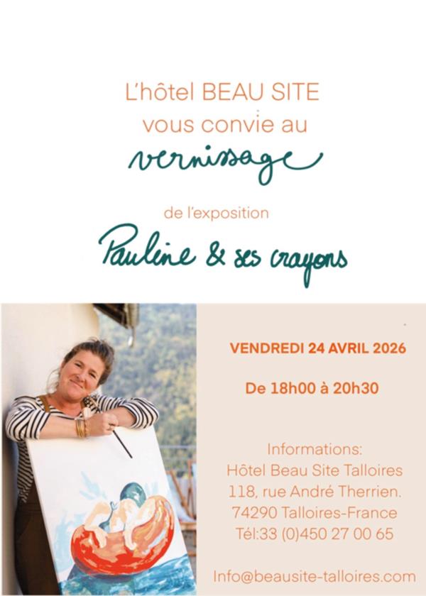 Vernissage de l'exposition "Pauline et ses crayons"